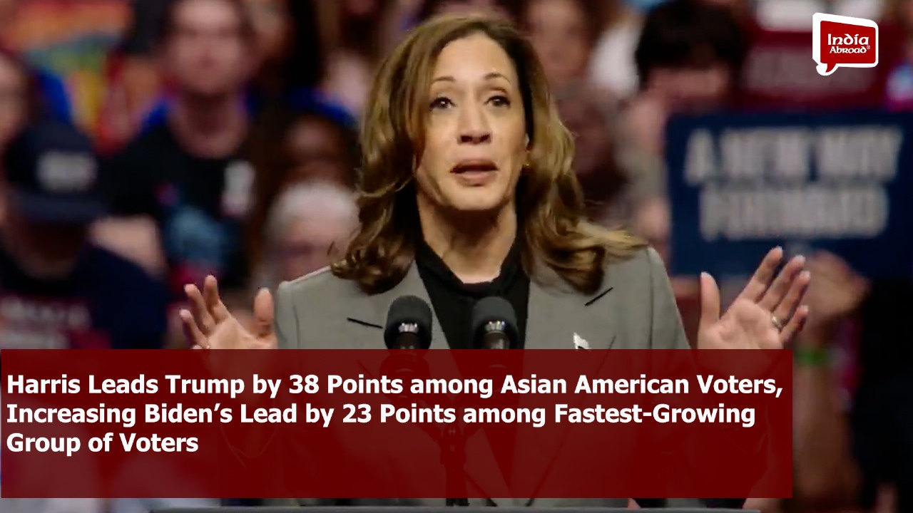 Harris Leads Trump by 38 Points among Asian American Voters